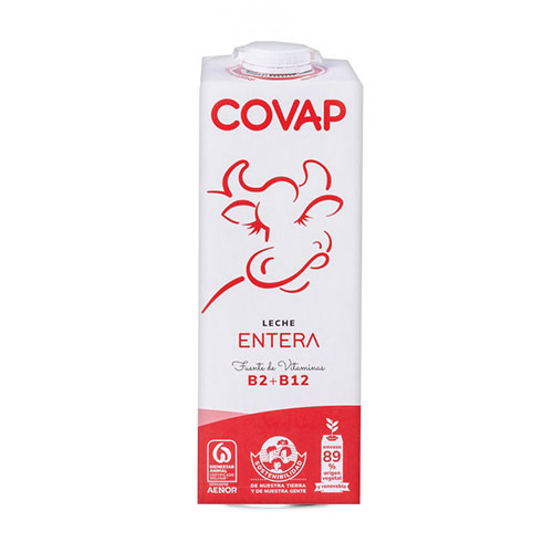 LECHE COVAP ENTERA brik 1L