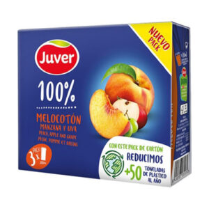 ZUMO JUVER MELOCOTON 200 ml Pack 3